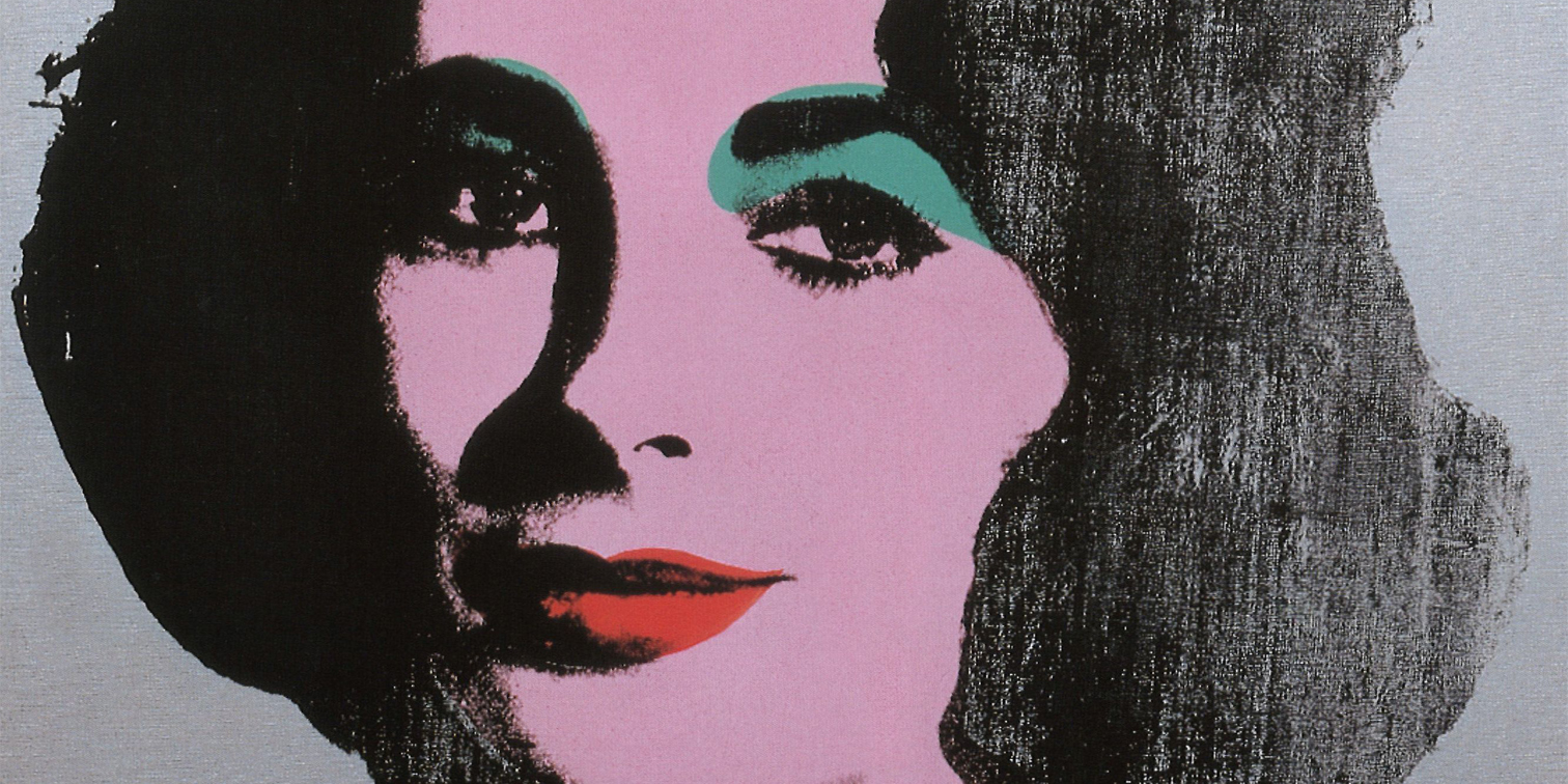 Andy Warhols Pop-Art Bild von Liz Taylor