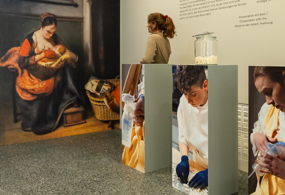 Die Installation Lactoland in der Ausstellung Kinder, Kinder!