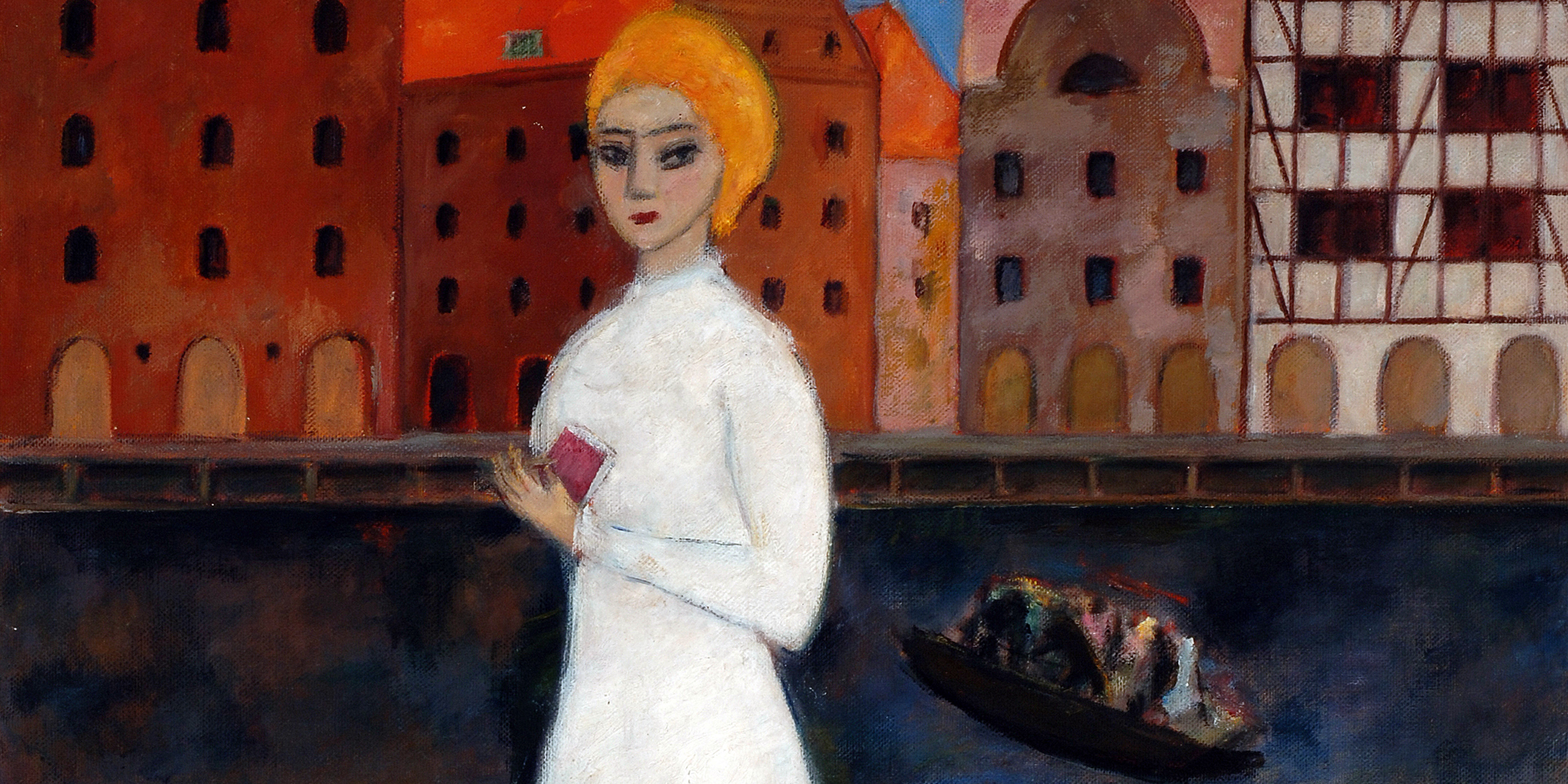 Wladimir von Zabotin, Sonntagmorgen in Danzig (Detail), o. Dat., Kunsthalle Mannheim © Sammlung Emma Zabotin © Foto: Kunsthalle Mannheim