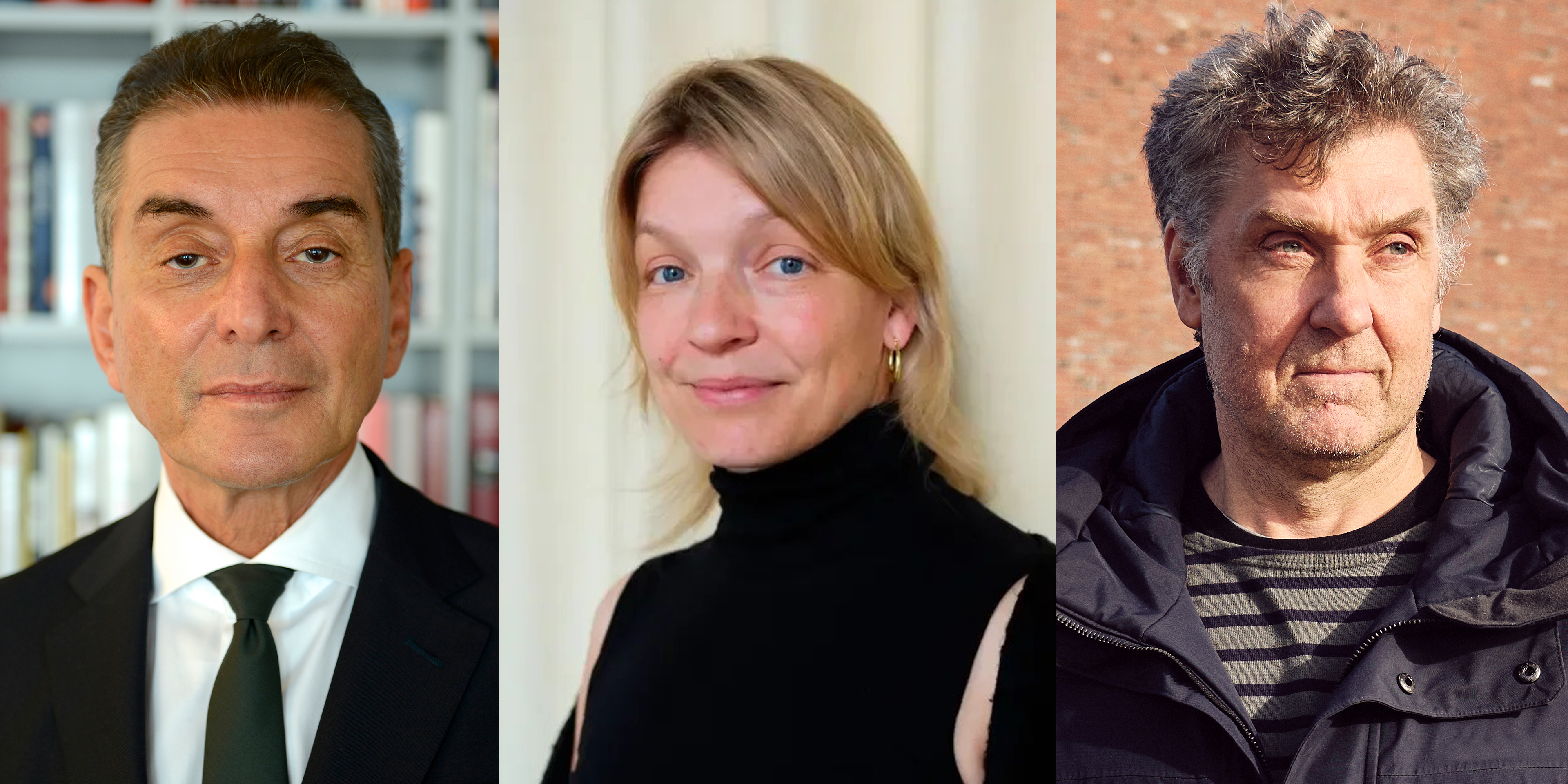 Auf dem Bild sind von rechts nach links Michel Friedman, Friederike Lorenz-Sinai und Oliver von Wrochem zu sehen.