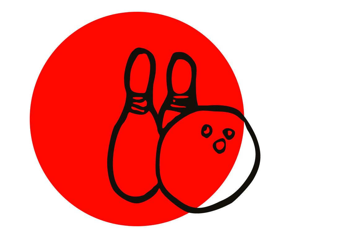 Icon Kegel und Bowlingball