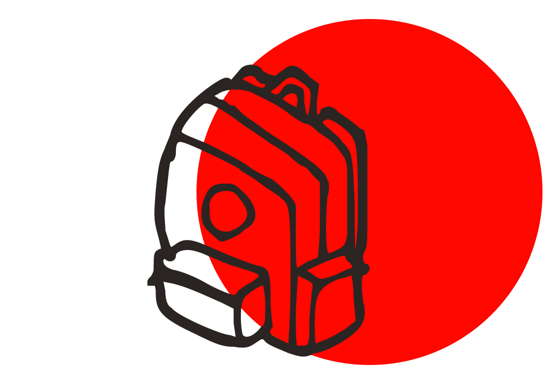 Icon mit Rucksack