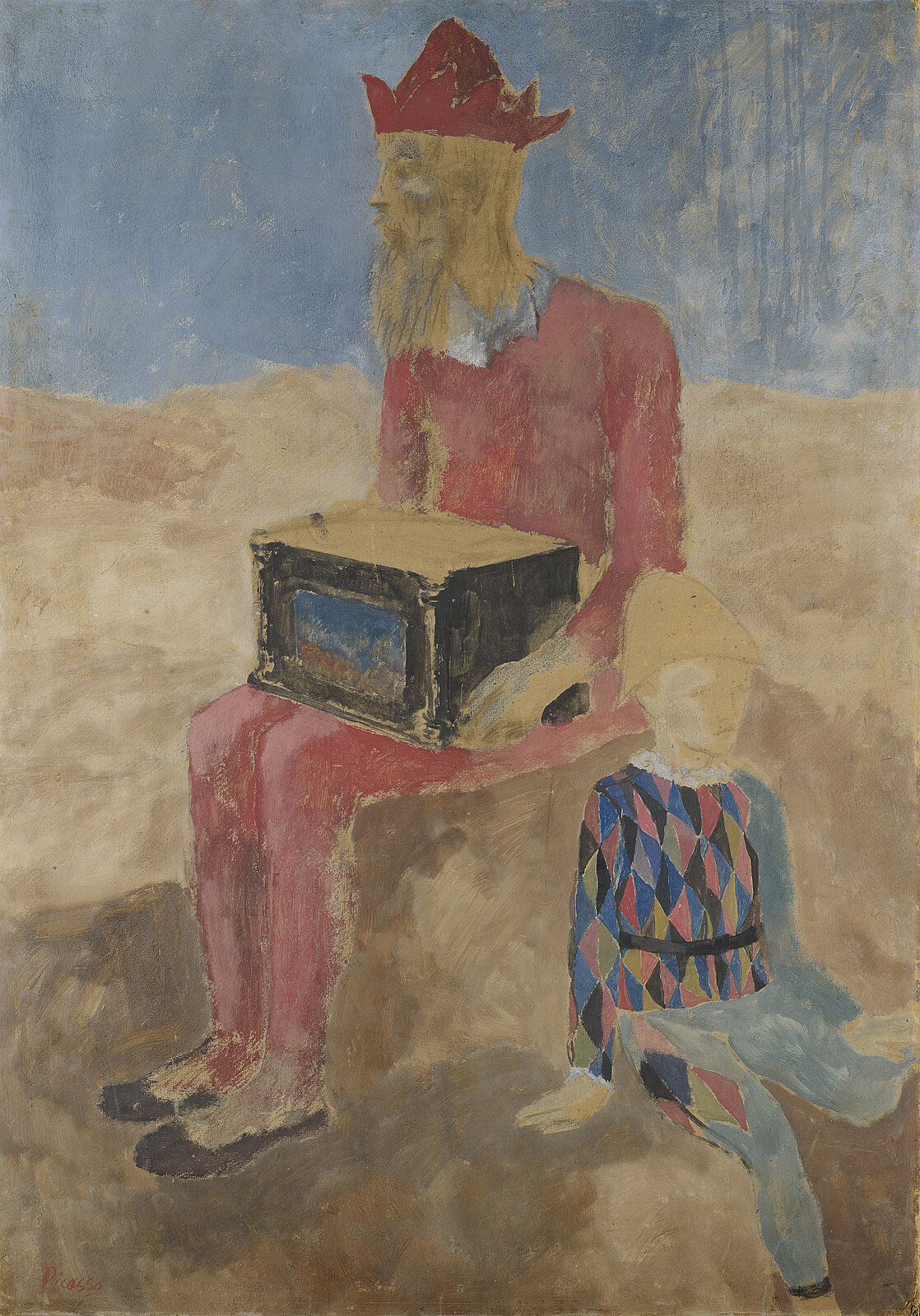 Pablo Picasso, Drehleierspieler und junger Harlequin, 1905, Kunsthaus Zürich, 1942 © Succession Picasso / VG Bild-Kunst, Bonn 2026 