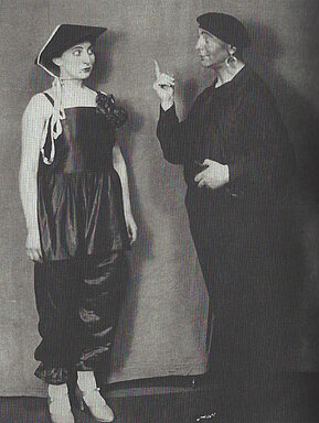 Unbekannt, Martha und Walter Blank beim Karneval in Köln, 1928