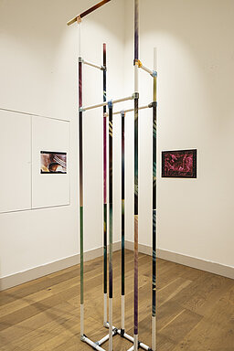 Ausstellungsstück in der Satelliten-Ausstellung.