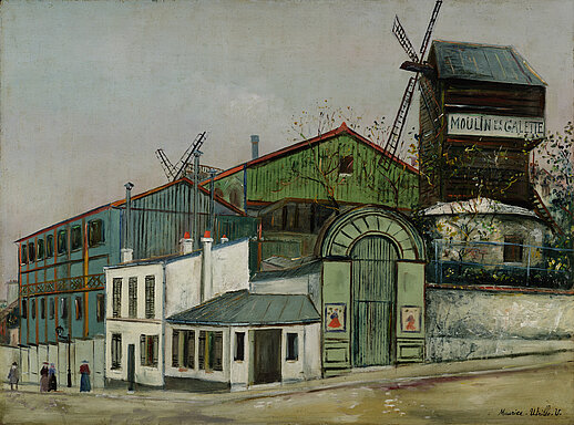 Maurice Utrillo, Le Moulin de la Galette,  um 1915, Privatsammlung